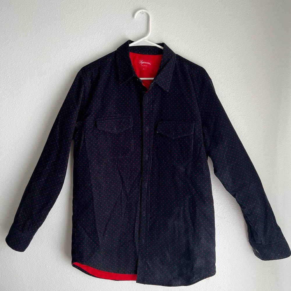 Navy Blue, Supreme Polka Dot Blazer